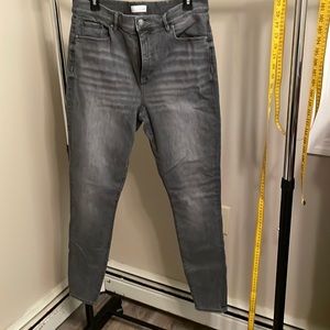 Light gray loft jeans. Size 14 slim fit
